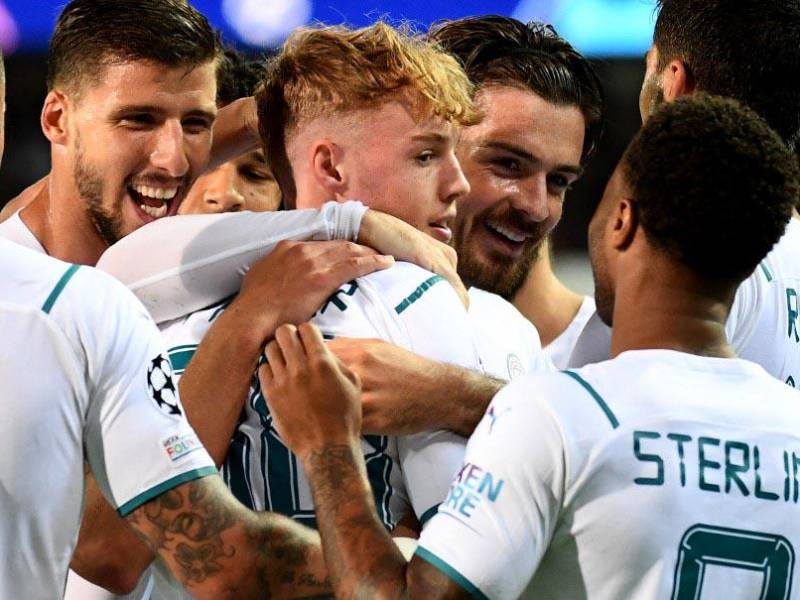 Manchester City sacó sin apuros su partido en Bélgica.