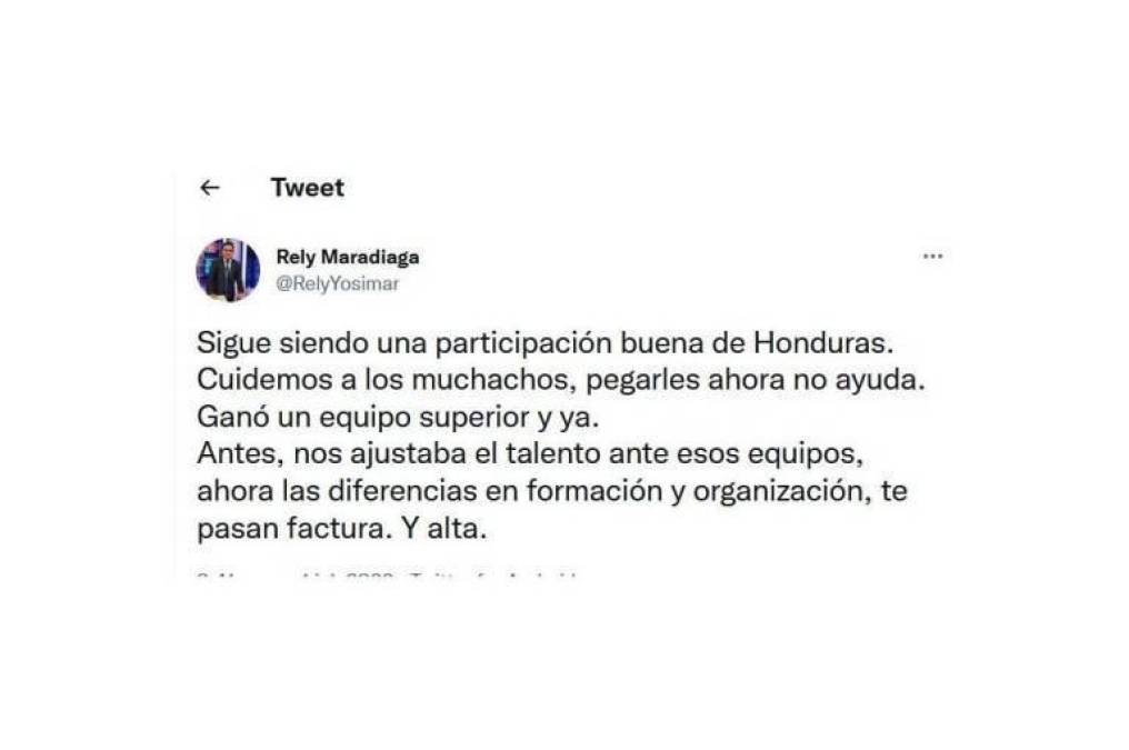 “La diferencia la marca la organización y formación”: Prensa hondureña analizó la eliminación ante EUA