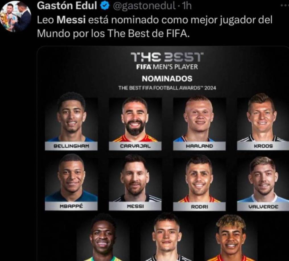 Gastón Edul de Argentina. 