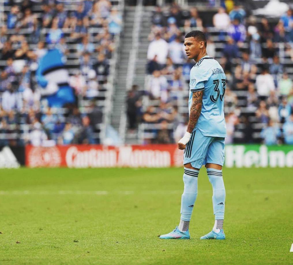 Kervin Fabián Arriaga cuenta con 24 años de edad y destaca en el Minnesota United de la MLS.