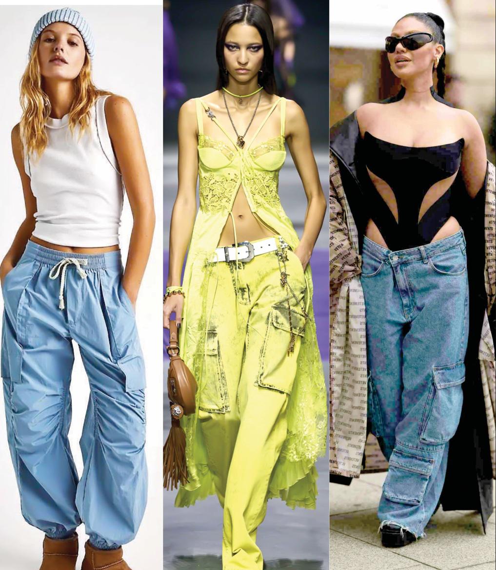 El pantalón cargo se renueva en todas las pasarelas