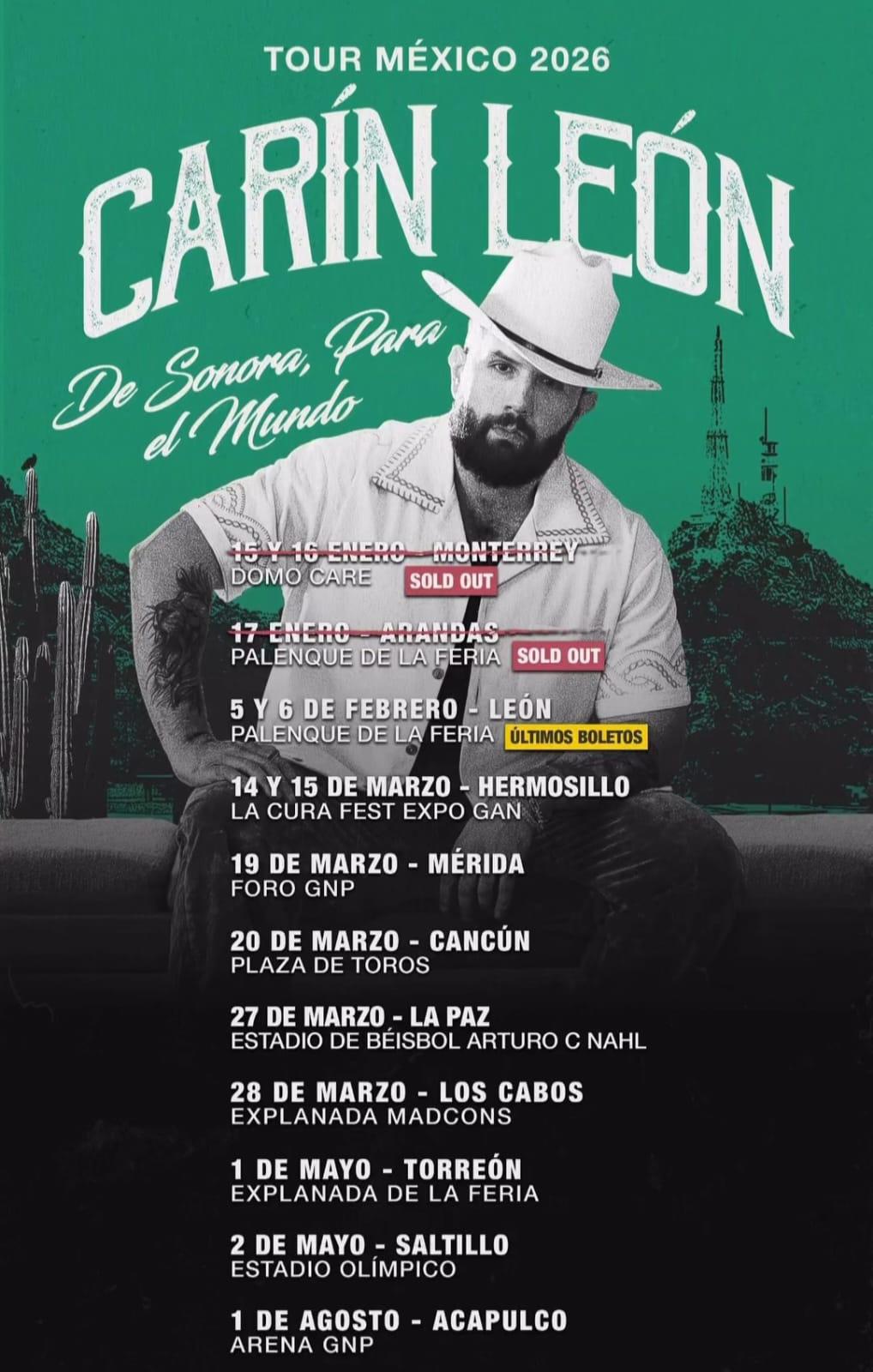 Carín León es diagnosticado de enfermedad viral