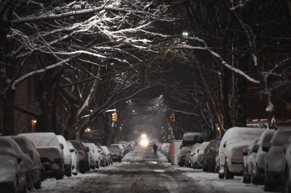 "En Nueva Jersey, en una parte de Connecticut y al sur de Nueva York se prevé una capa de nieve de entre 45 y 60 centímetros, según el NWS."