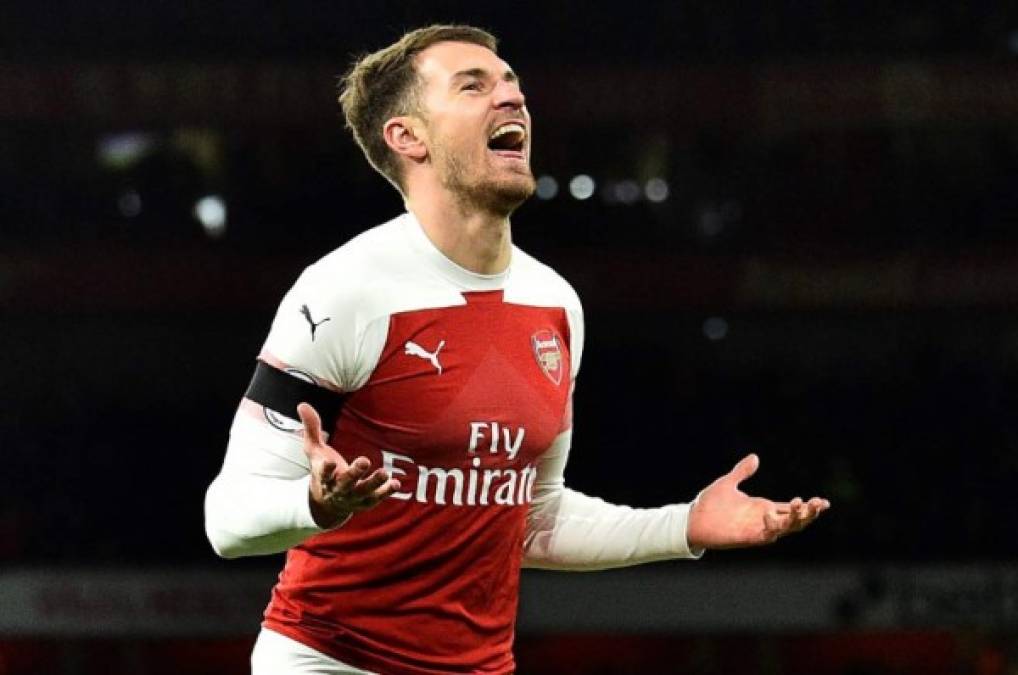 Aaron Ramsey: El galés puede llegar a cualquier club a partir del mes de junio. Es una de las figuras del Arsenal.