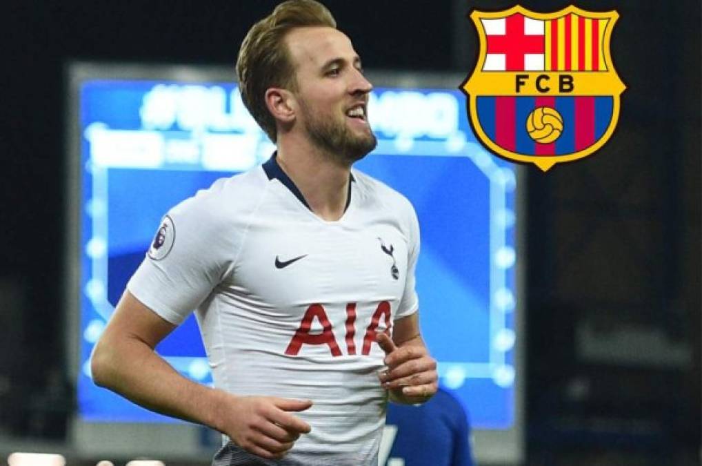 Harry Kane: El delantero inglés es uno de los que gusta en Barcelona luego de sus buenas actuaciones con el Tottenham de Inglaterra.