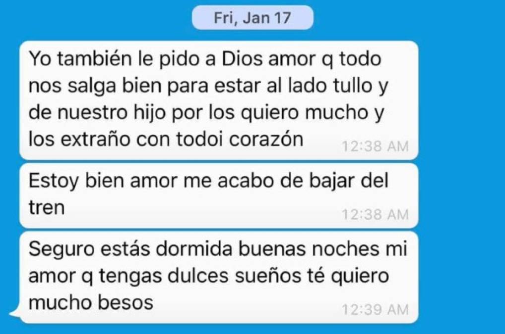 La esposa de Zelaya publicó en redes sociales el último mensaje que recibió del hondureño.