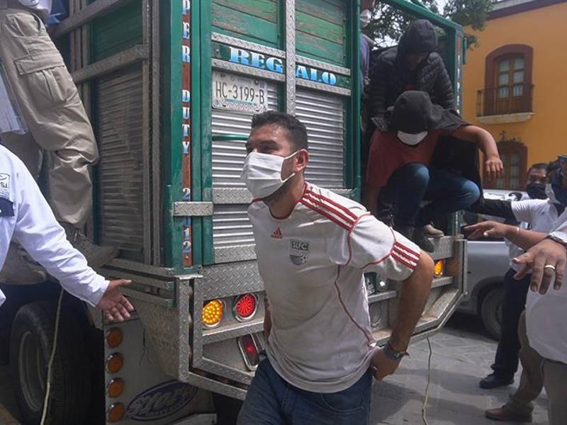 El INM de México informó recientemente que desde el 1 de enero y hasta el 13 de abril de este año interceptó a 115,379 migrantes, cifra que se ha incrementado en los últimos días. Fotografía: EFE / INM