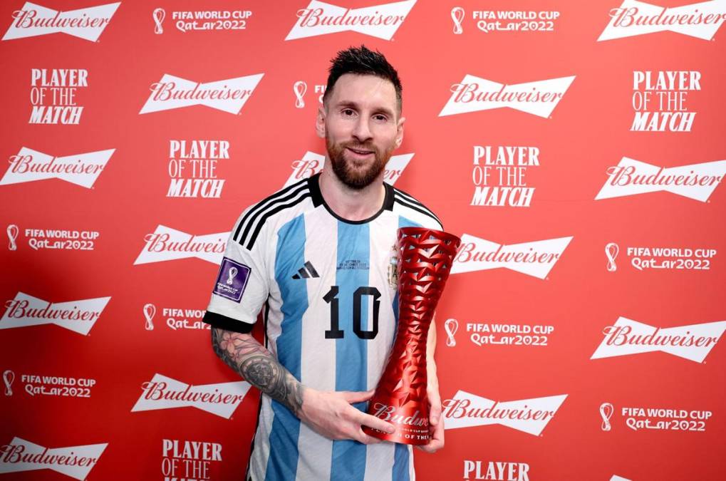 Lionel Messi fue elegido como MVP del partido.