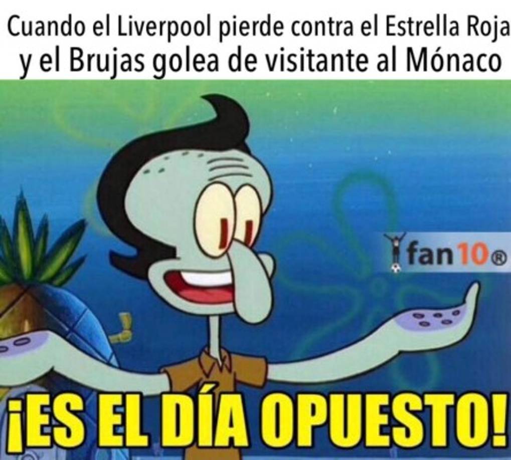 Otra de las sorpresas de la jornada fue la derrota del Liverpool de 2-0 ante el Estrella Roja de Serbia.