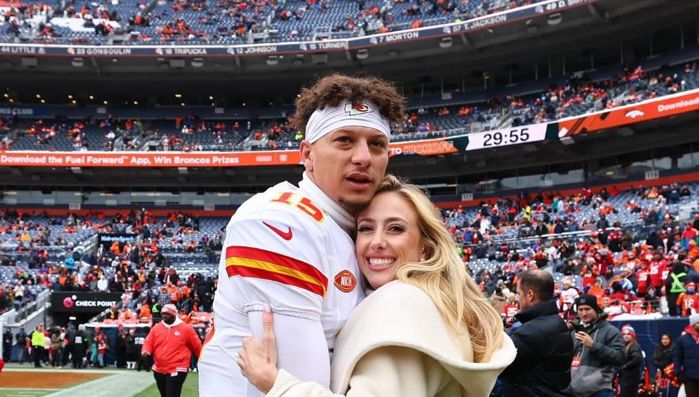 Brittany Mahomes, de 28 años, es el eterno amor de Patrick, de la misma edad, que inició cuando ambos eran adolescentes y acudían a la misma escuela en Texas.
