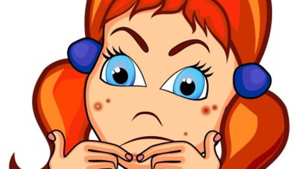 Los chicos me molestan porque tengo acné en la cara. Ya quiero curarme, pero nunca se me quita.