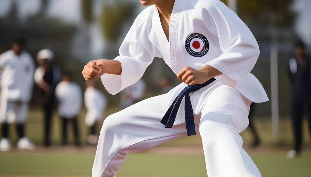 Kylian Mbappé en karate por medio de la Inteligencia Artificial, IA.