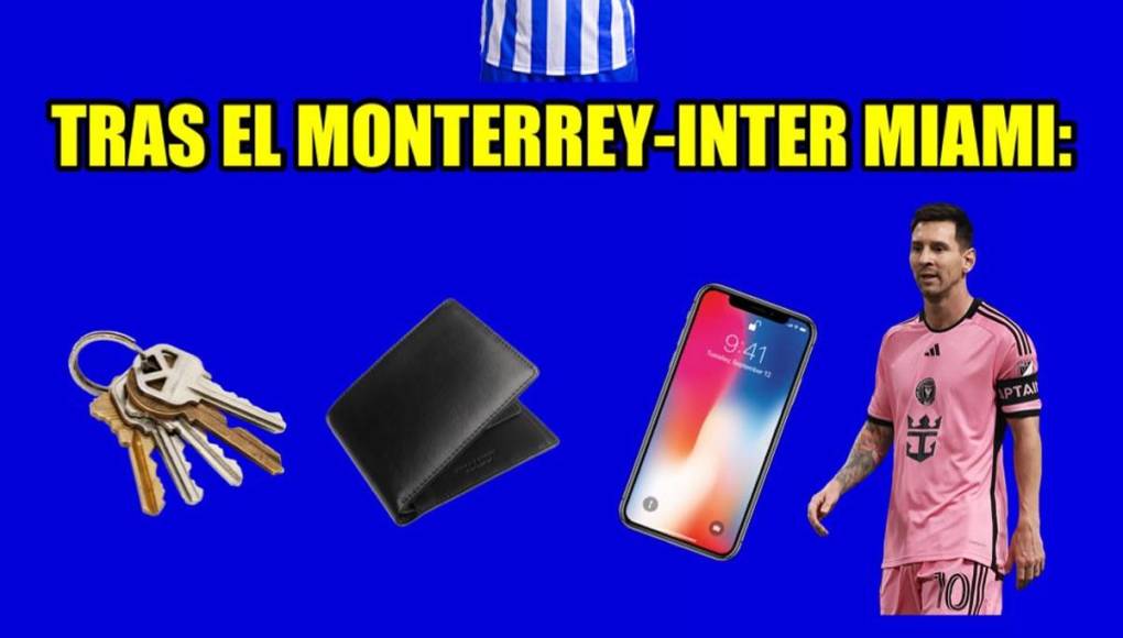 Los mejores memes de la eliminación de Inter Miami ante Rayados de Monterrey con Messi protagonista de las burlas.