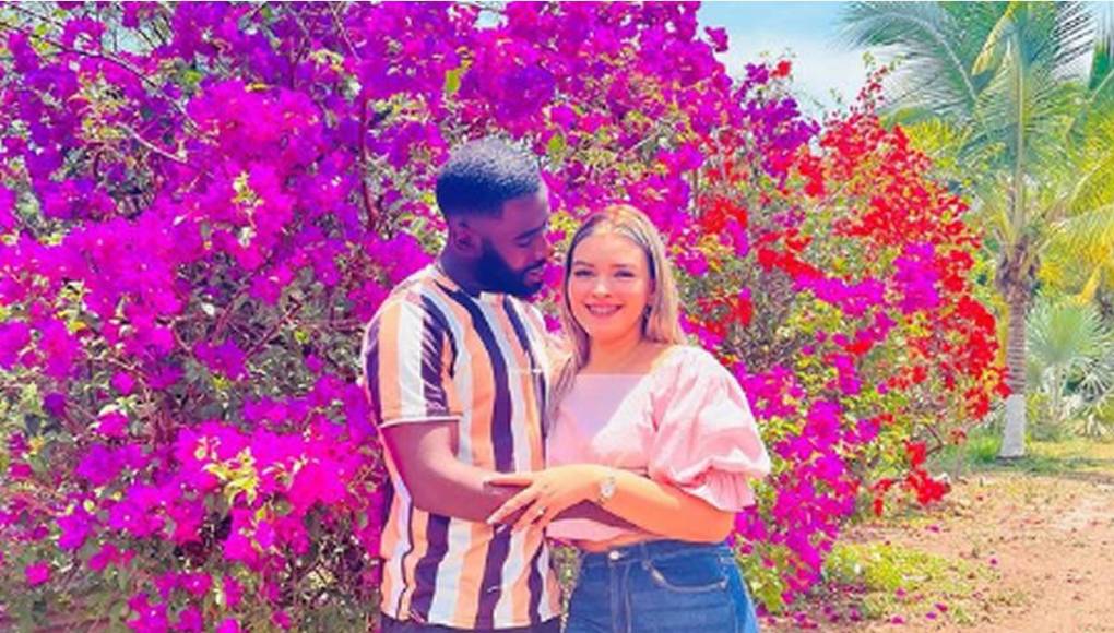 El colombiano Roberto Riascos conquistó el corazón de Esthefany Ulloa, de Comayagua.