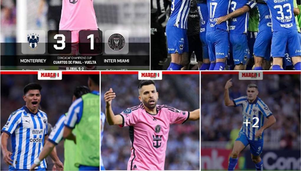 El diario Marca de España - “El Monterrey deja al Inter Miami y a Messi sin Concachampions y sin Mundial de Clubes”.