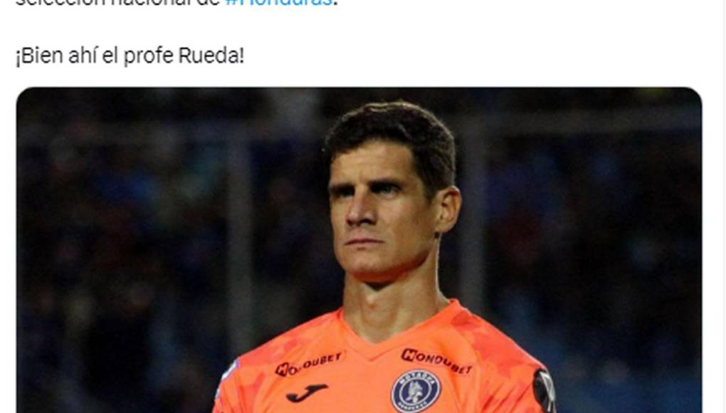“¡Tanto va el cántaro al agua que por fin se rompe! Jonathan Rougier ha tenido uno de los días más felices de su vida - deportivamente hablando -, ha sido convocado al micro ciclo de la selección nacional de #Honduras. ¡Bien ahí el profe Rueda!”, escribió @FutRock2.