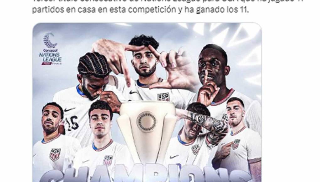 El famoso MisterChip detalló que “México ha enlazado SIETE partidos consecutivos sin ganarle a Estados Unidos por PRIMERA VEZ en su historia. Hoy regresó el #dosacero”.