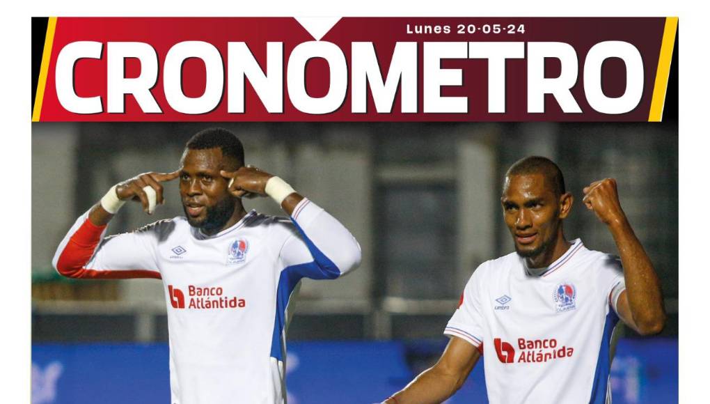 La portada de Cronómetro tras el triunfo del Olimpia ante Marathón.