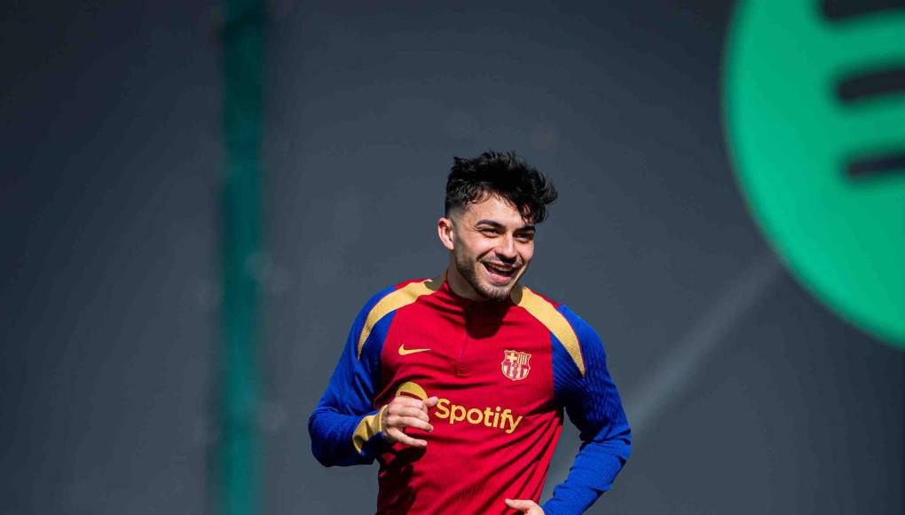 Opciones: Pedri es otro de los futbolistas que se metió en la lista del Barcelona para el partido ante el PSG. Viene de una lesión.