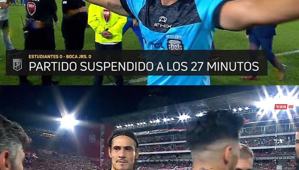 Pese a que las primeras noticias sobre la salud de Altamirano resultaron alentadoras, los jugadores de Estudiantes no se veían en condiciones anímicas de continuar el encuentro por lo que el árbitro Fernando Echenique dispuso la suspensión del cotejo.