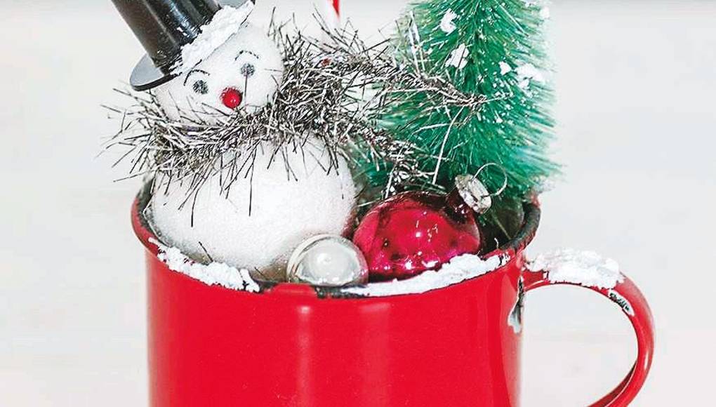 Detalles navideños para hacer en tazas