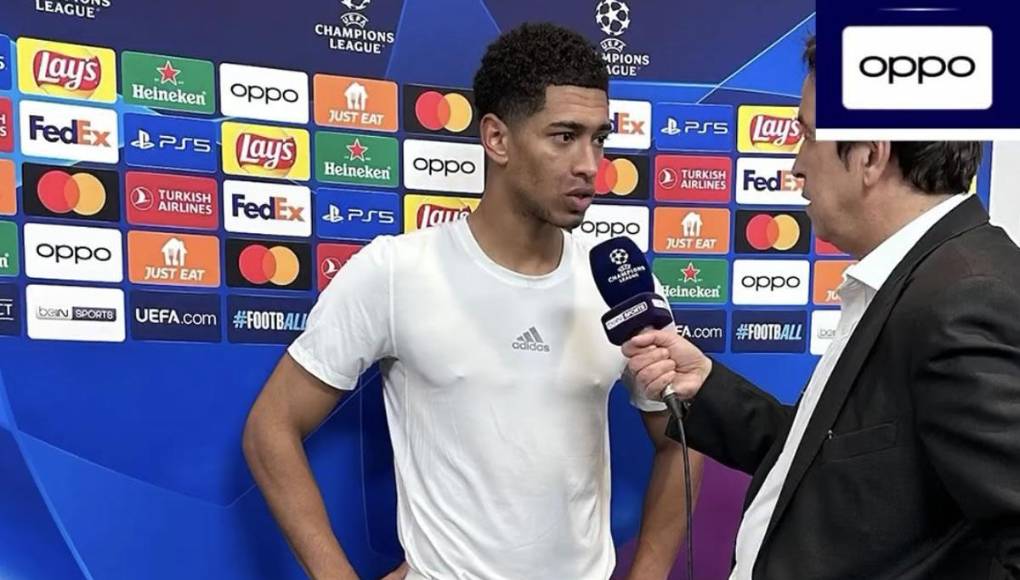 ¡Qué humildad! Jude Bellingham salió a brindar declaraciones en sandalias.