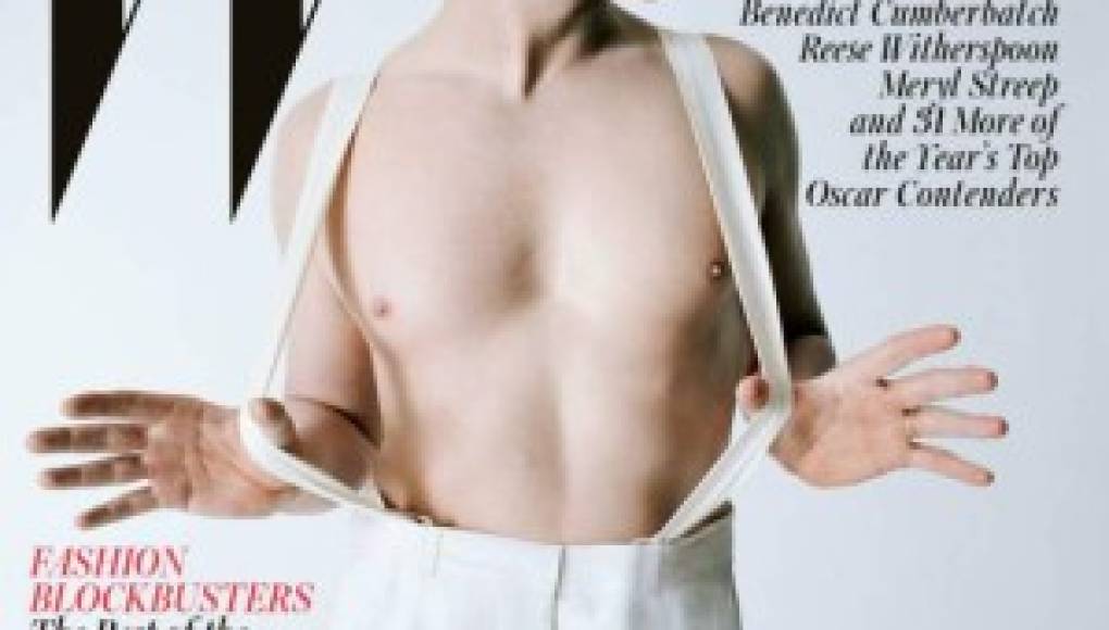 Bradley Cooper semidesnudo para revista W