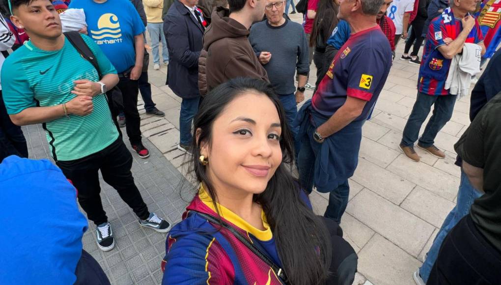 La previa del encuentro la disfrutó a lo grande.