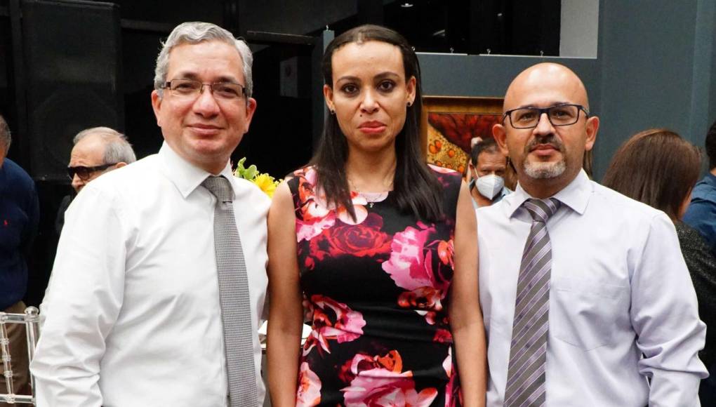 Fabricio Paz, Fanny Estrada y Jorge Perdomo