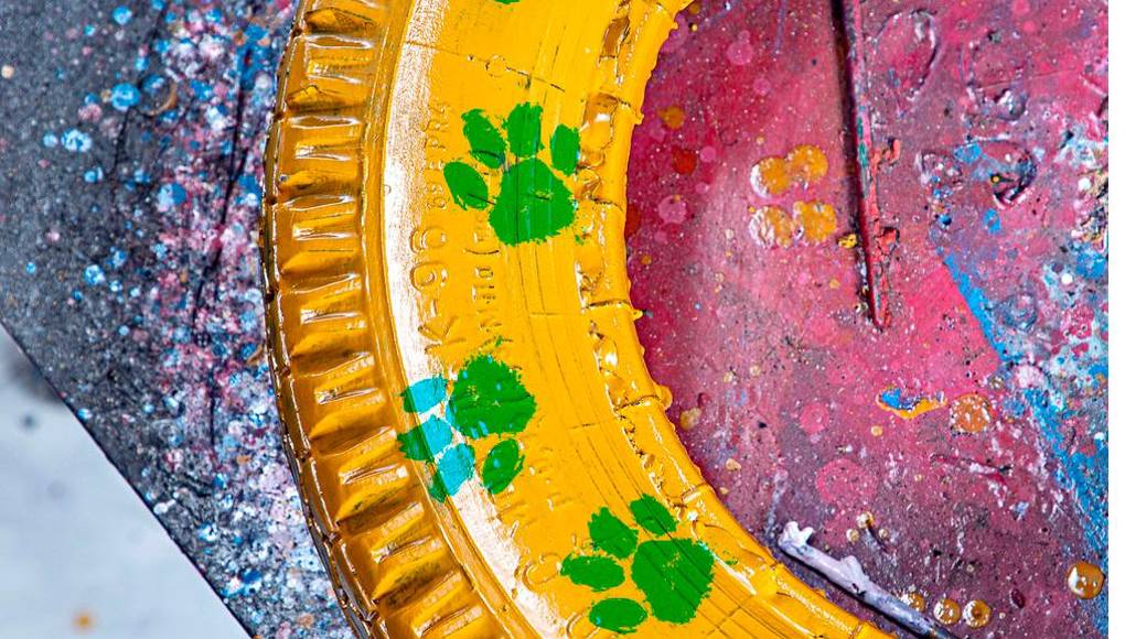 Camitas hechas con neumáticos