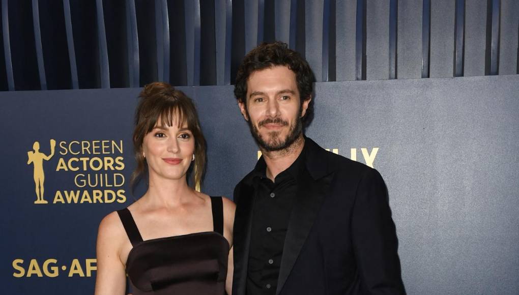 Los actores y esposos Leighton Meester y Adam Brody.