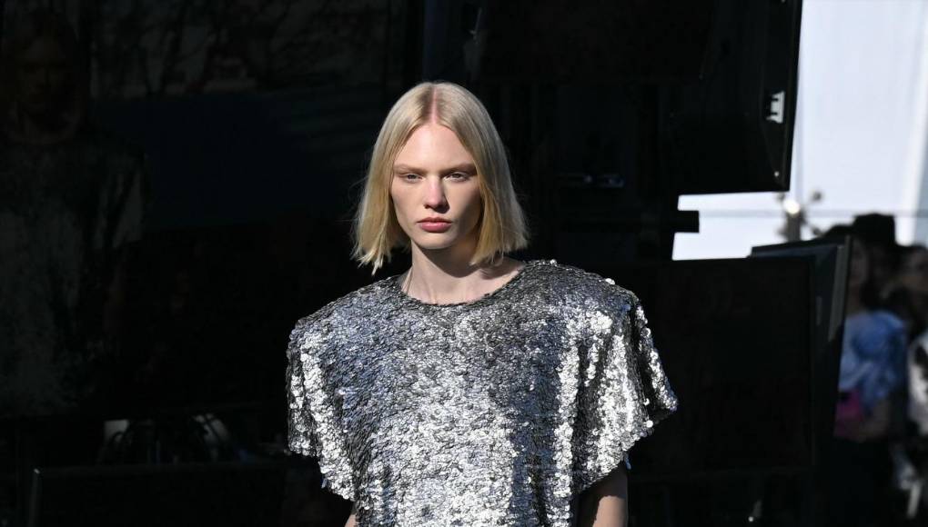 Después de días de lluvia en París, el sol lució para el desfile bajo la claraboya del Parc André Citroën, con la asistencia especial de una plétora de estrellas y amigos.