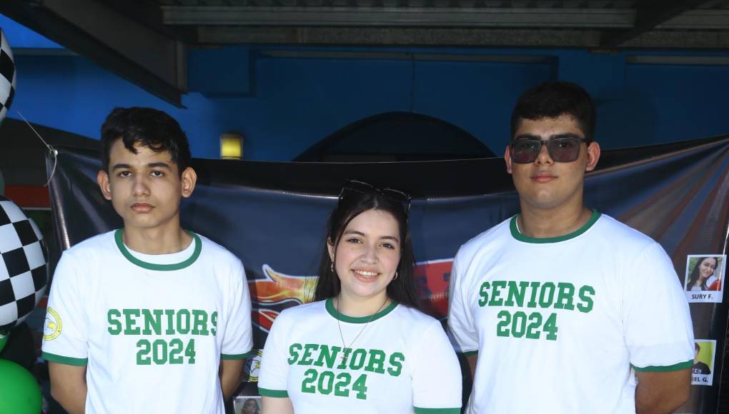 Marvin Ledesma, Hanne Oseguera y Gabriel Cubas