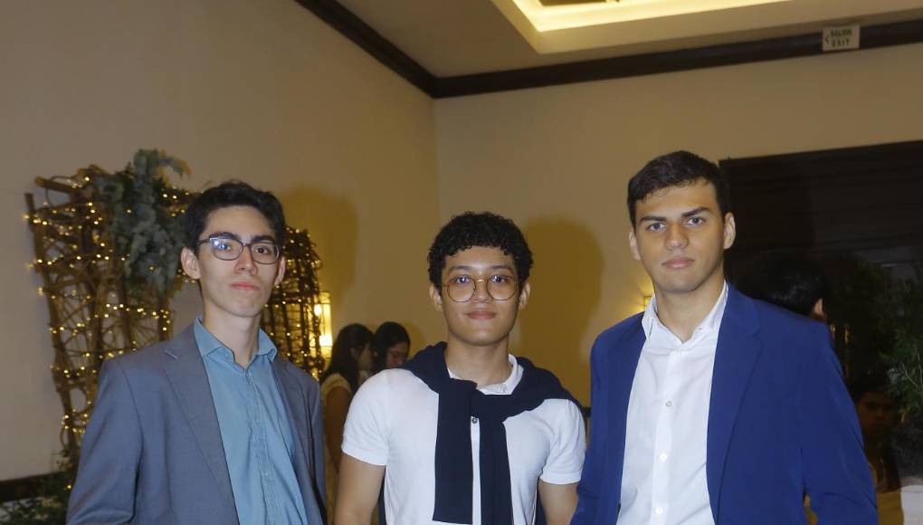 Gabriel Galván, Bryan Hernández y Andrés Spilsbury