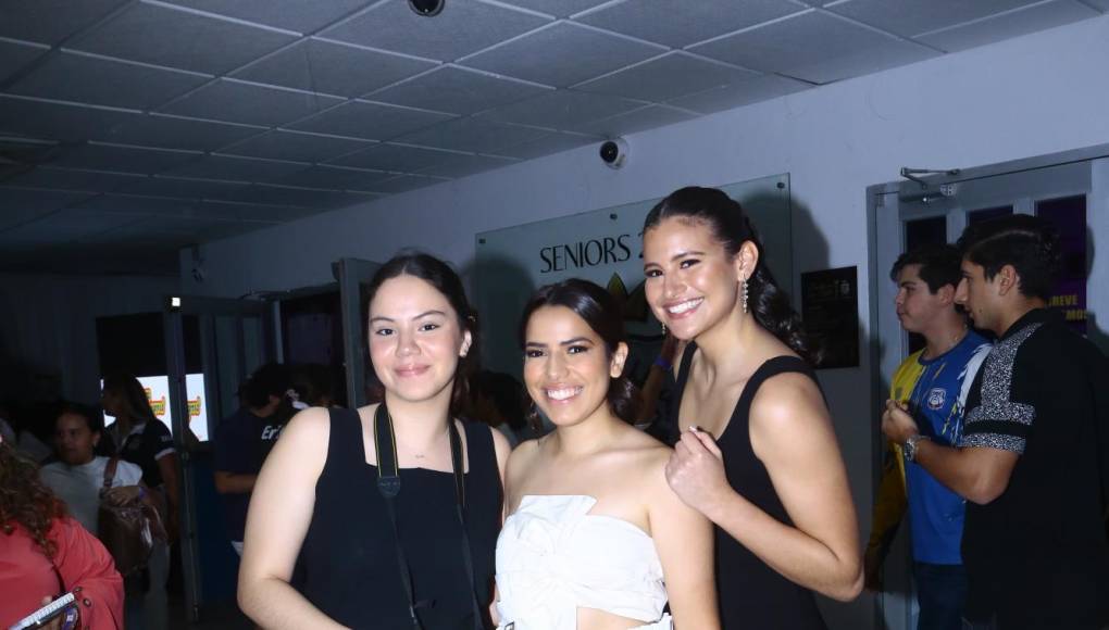 Paulina Sarmiento, Jimena Paguada y Galilea Rodríguez