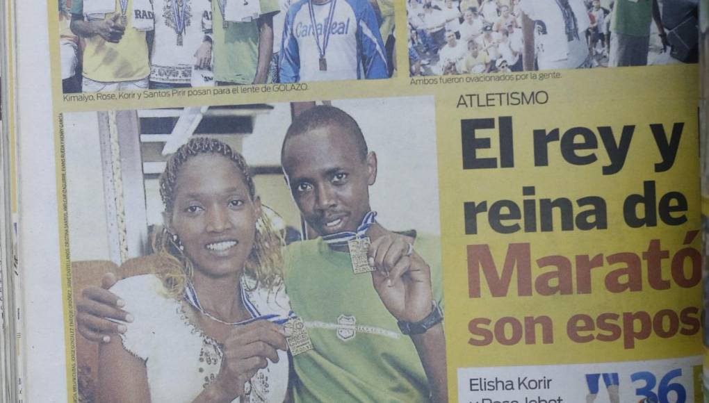 Una de las historias más llamativas de la Maratón LA PRENSA, los esposos kenianos Elisha Korir y Rose Jebet ganaron los primeros lugares en 2012.
