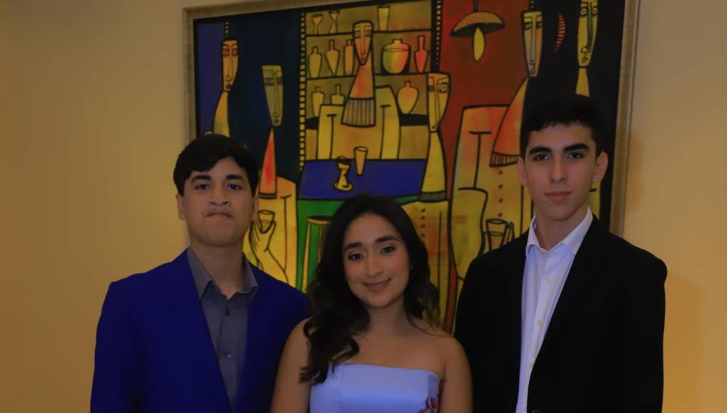 Diego Fonseca, Valentina Chávez y Denis Perdomo