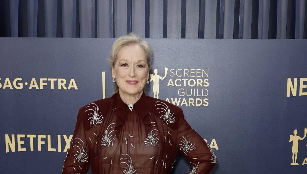 La actriz Meryl Streep. 