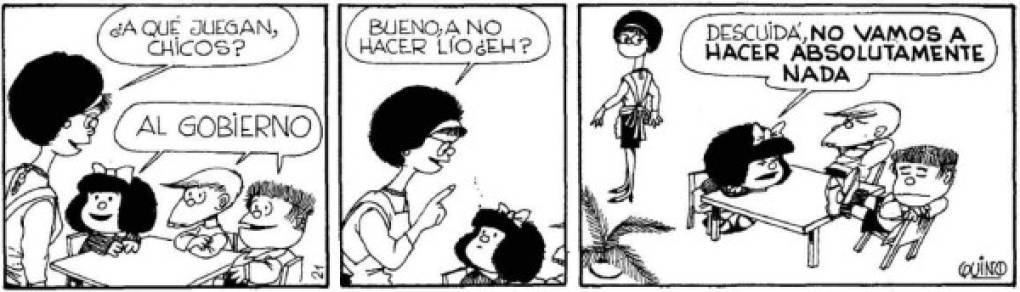 Mafalda habría nacido el 15 de marzo de 1960 o el 15 de marzo de 1962 (aunque su cumpleaños, a decir de Quino, ha de celebrarse el día en que la tira apareció publicada por primera vez, 29 de septiembre de 1964).