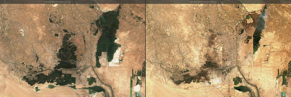 El “Jardín del Edén” se convierte en un desierto por la sequía en Irak
