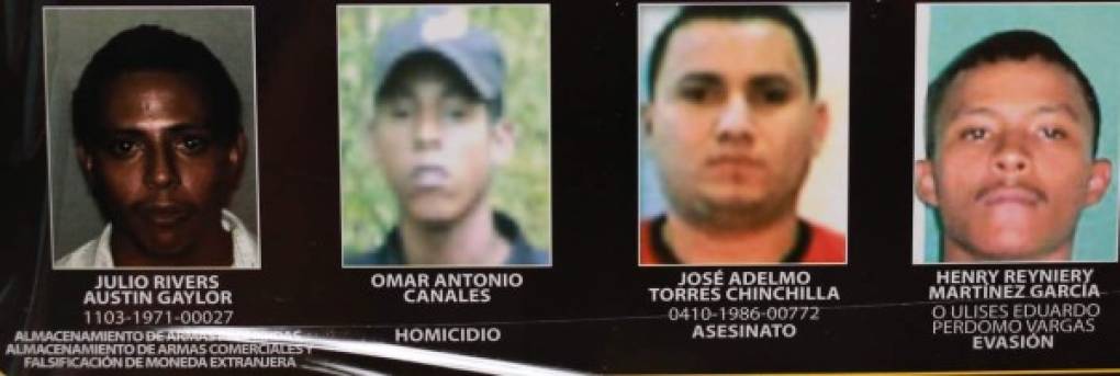 Por organización delictiva y asesinatos.