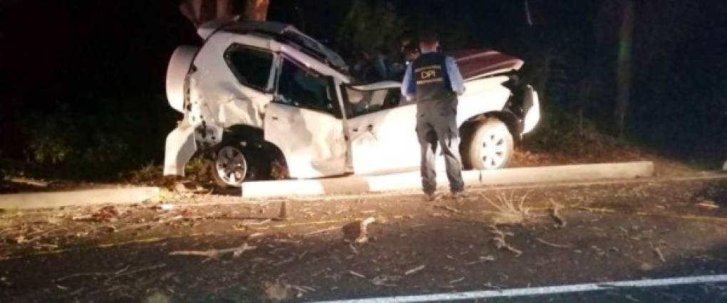 El accidente ocurrió a eso de las 12:40 de la mañana en el bulevar a Armenta de San Pedro Sula, frente a Unitec.