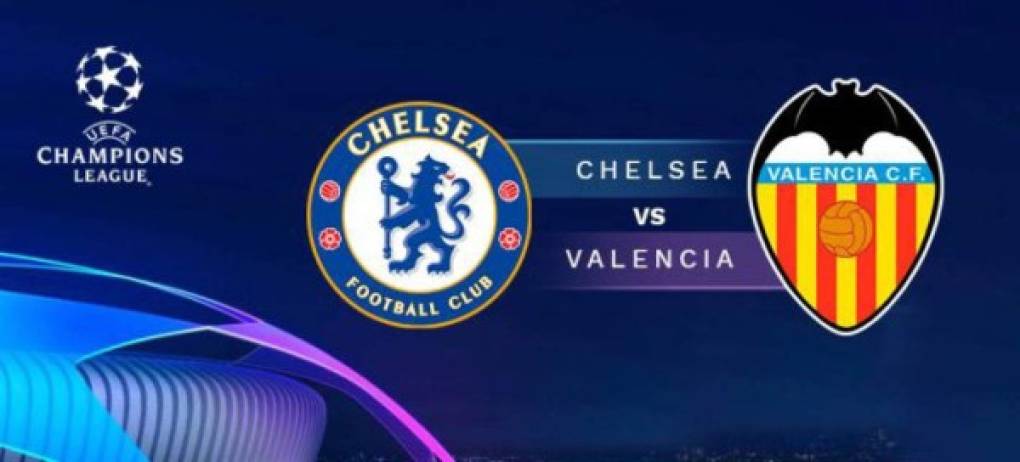 Chelsea vs Valencia (Partido que comenzará a la 1:00 pm).