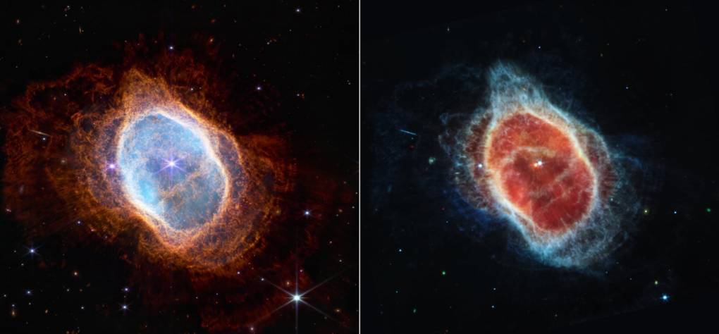 Una de las primeras imágenes desveladas este martes en una detallada, espectacular y colorida nebulosa del Anillo del Sur a 2,500 años luz .