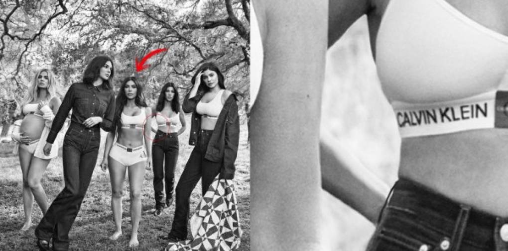 El año pasada las Kardahian Jenner fueron criticadas por una foto en una campaña para Tommy Hilfiger, aunque después explicaron que el brazo de Kourtney Kardashian se miraba deformado por un efecto de la luz.