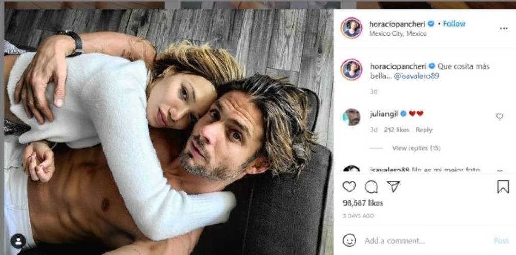 Y es que el galán de telenovelas se ha encargado de publicar varias postales en su perfil de Instagram así como en la sección de Stories de esa red social junto a su nueva conquista.
