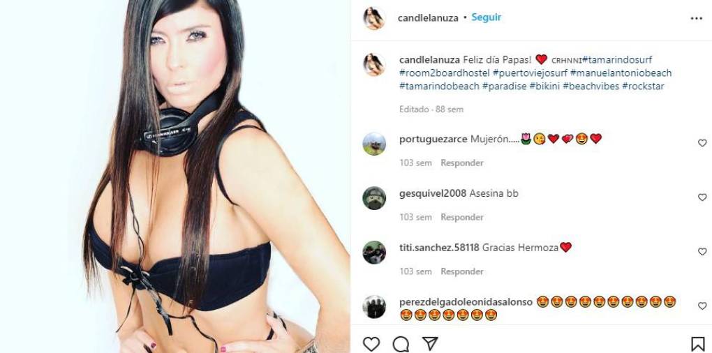 FOTOS: ¡Reapareció! Así fue el regreso de la sexy tica Candle Lanuza a la TV hondureña