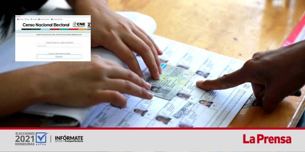 Reportan caída del sitio web del censo electoral en Honduras