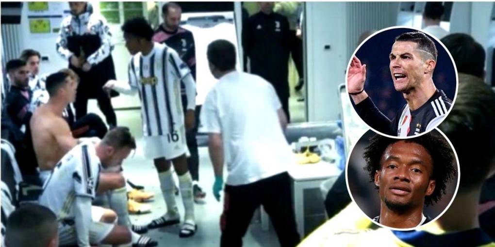 VIDEO: Revelan fuerte discusión entre Cristiano Ronaldo y Cuadrado en la Juventus