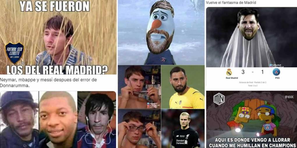 Los memes se burlan de Messi y compañía tras la eliminación del PSG al perder (3-1) contra el Real Madrid en la Champions League.
